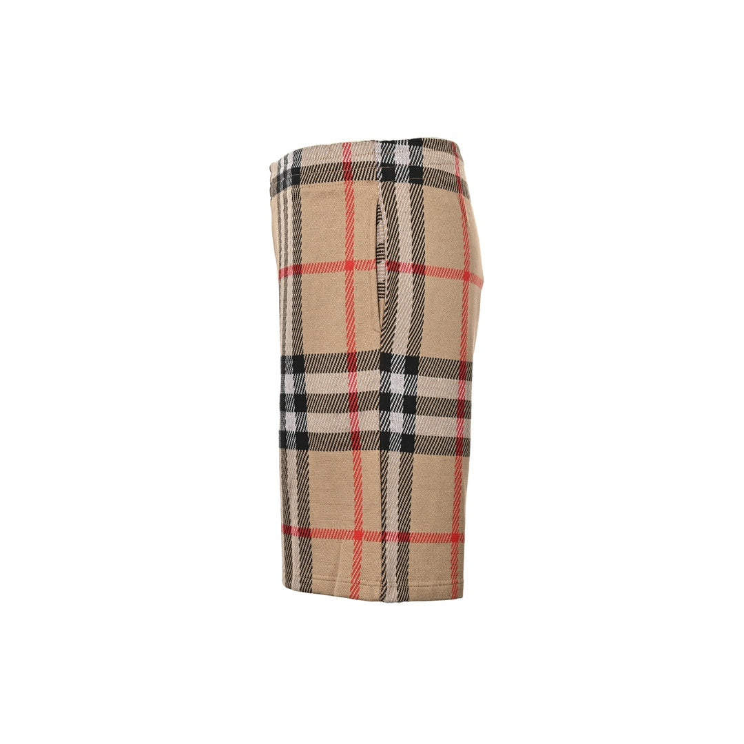 Burberry 24ss plaid knitted shorts