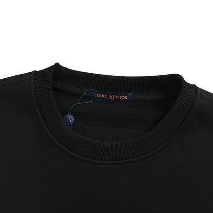 Louis Vuitton 25Fw badge crew neck sweatshirt
