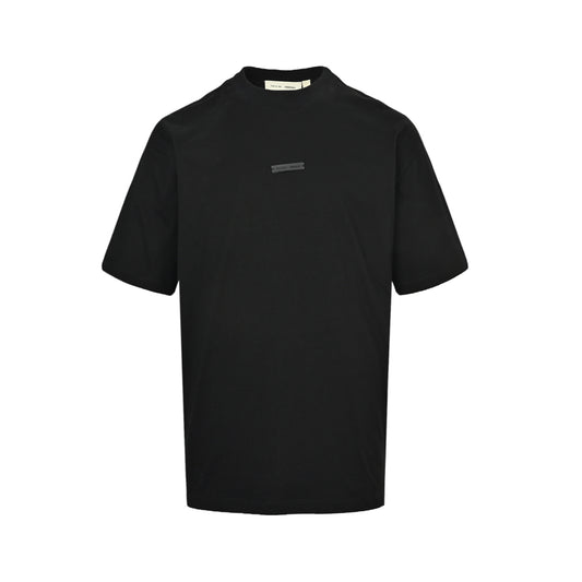 Fog ESSENTIALS silicone small label and offset printed short sleeves on the back