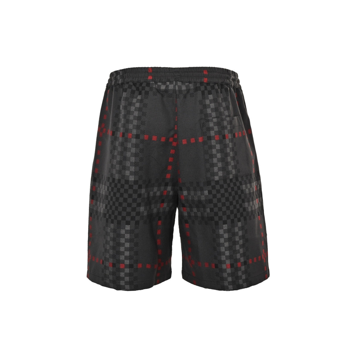 Burberry 25ss pixel plaid wool blend Harrington shorts