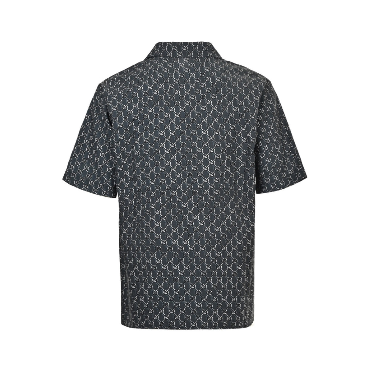 Gucci 25ss all-over printed presbyopic short-sleeved shirt