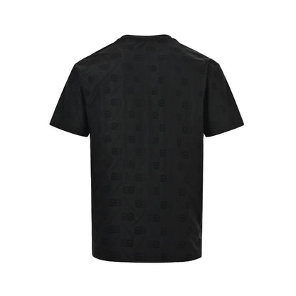 Balenciaga 26ss all-over presbyopia jacquard short sleeves