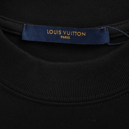 Louis Vuitton 26ss letter patch logo embroidered short sleeves