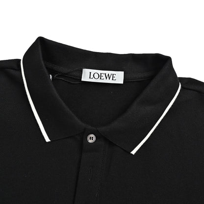 Loewe/Luo Yiwei Contrast color logo embroidered Polo short sleeves