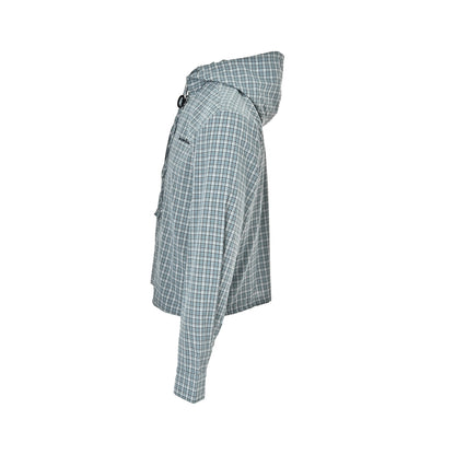 Acne Studios Acne fine check hooded jacket