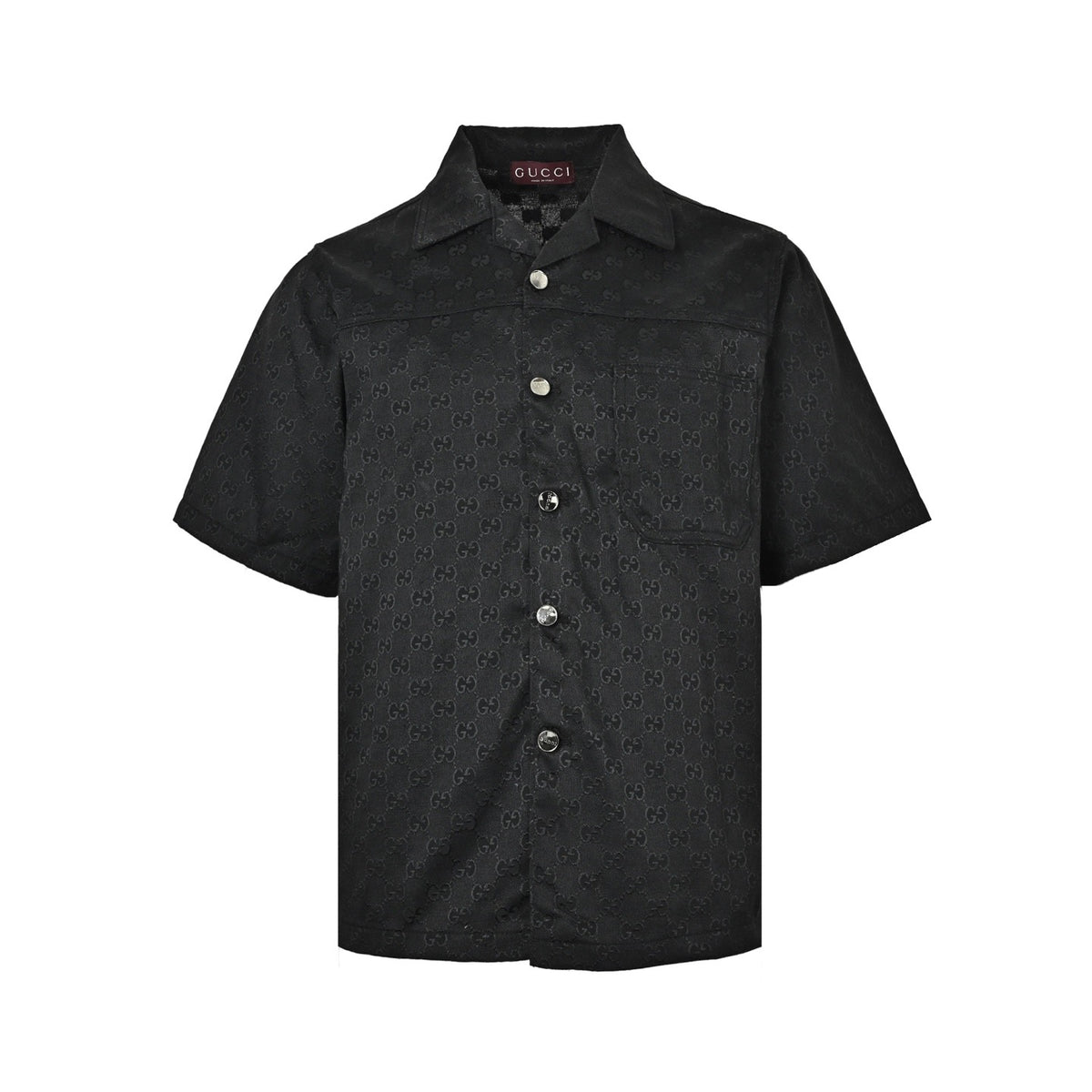 Gucci 26ss GG all-over jacquard suit short-sleeved shirt