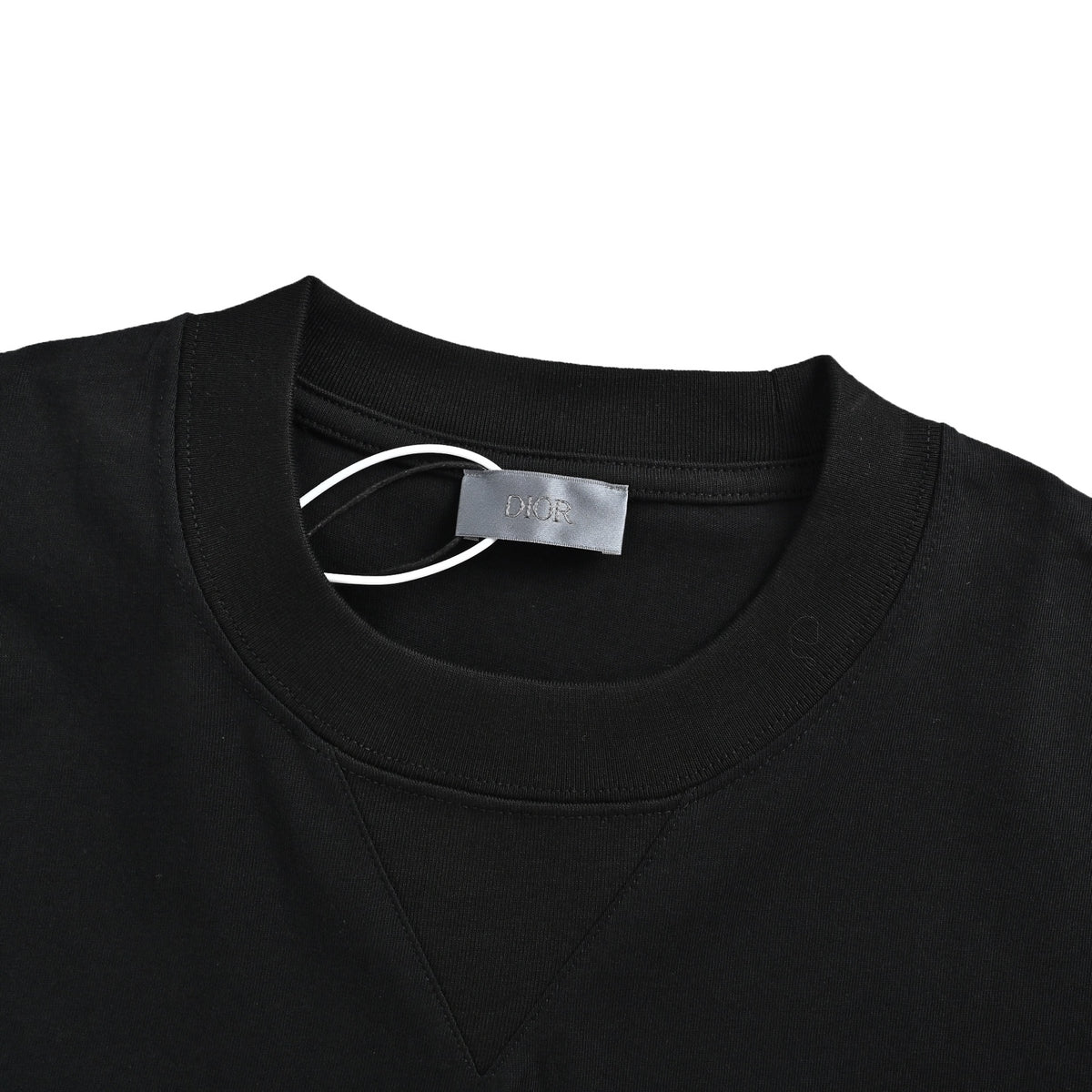 Dior gradient all-over printed silver line short sleeves