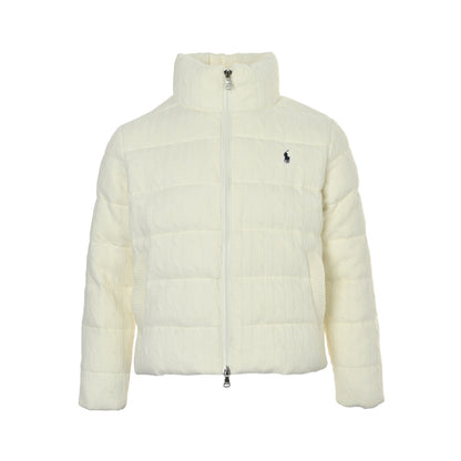 Ralph Lauren wool knitted bread down jacket