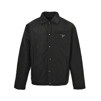Prada regenerated nylon lightweight cotton jacket