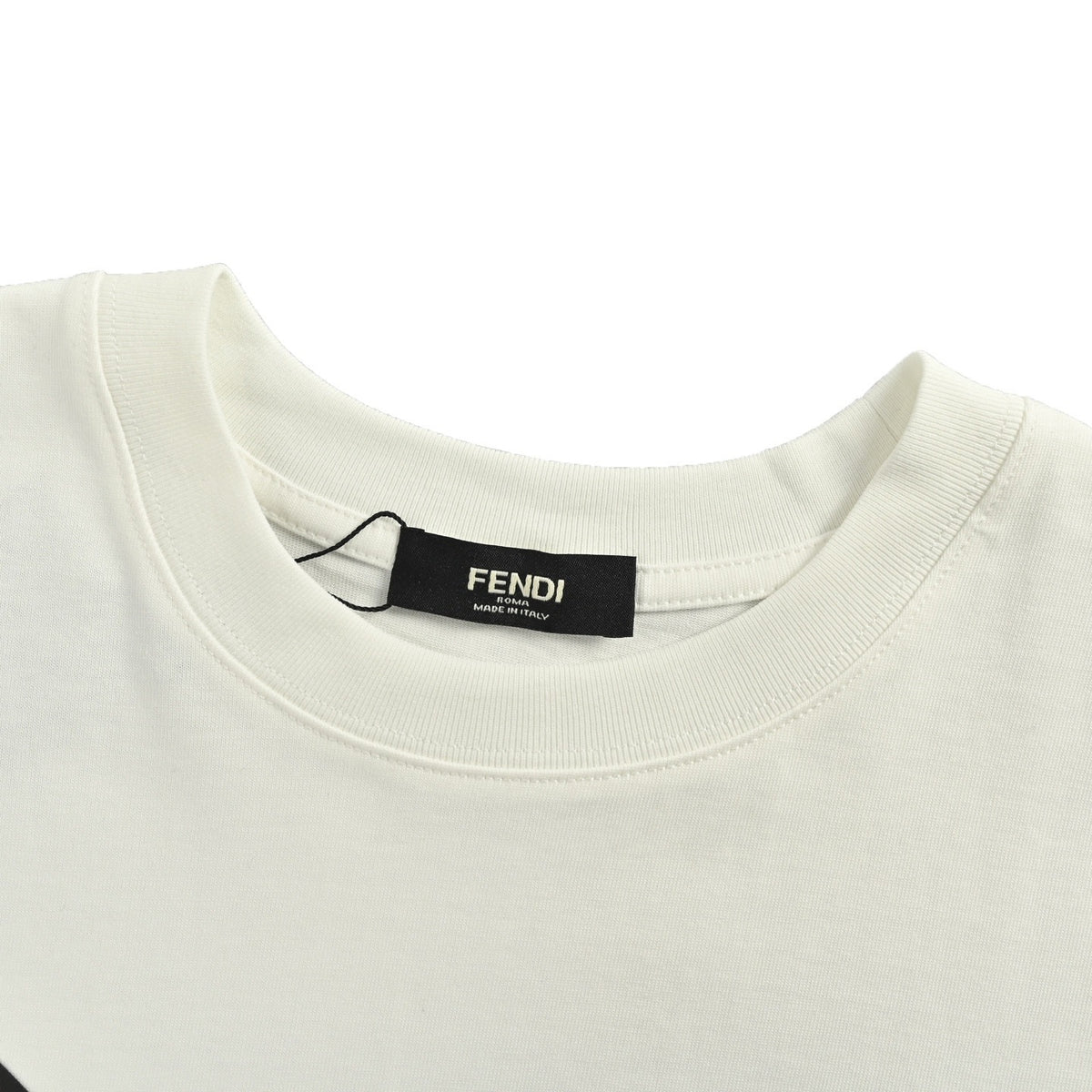 Fendi 25ss little monster eyes flocked short sleeves
