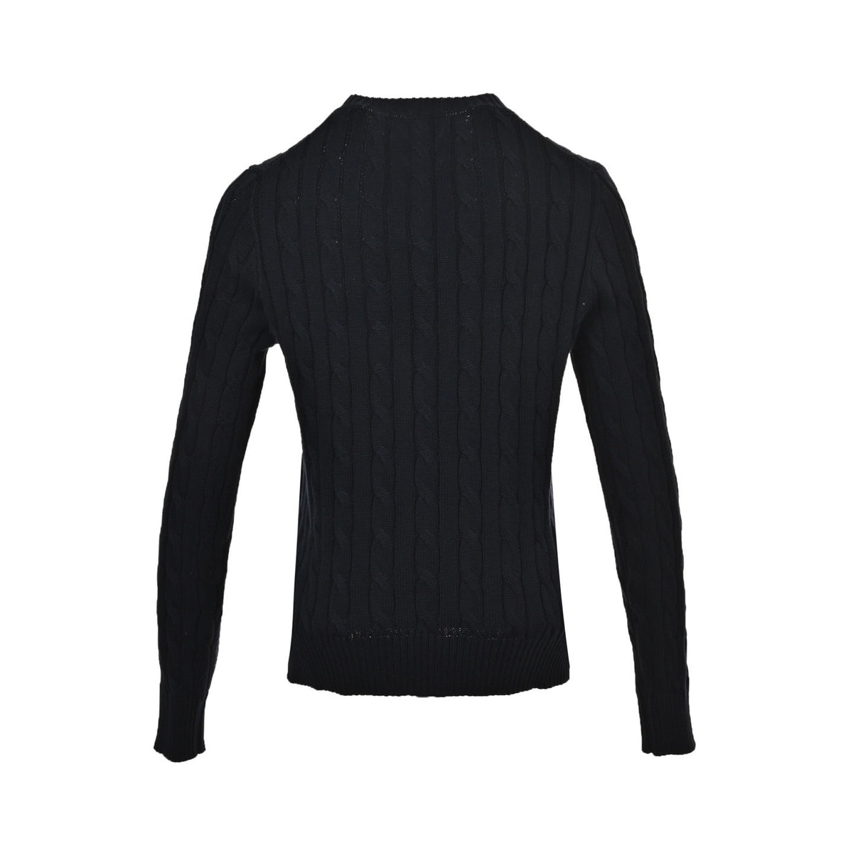 RALPH LAUREN 24Fw women's cable V-neck sweater