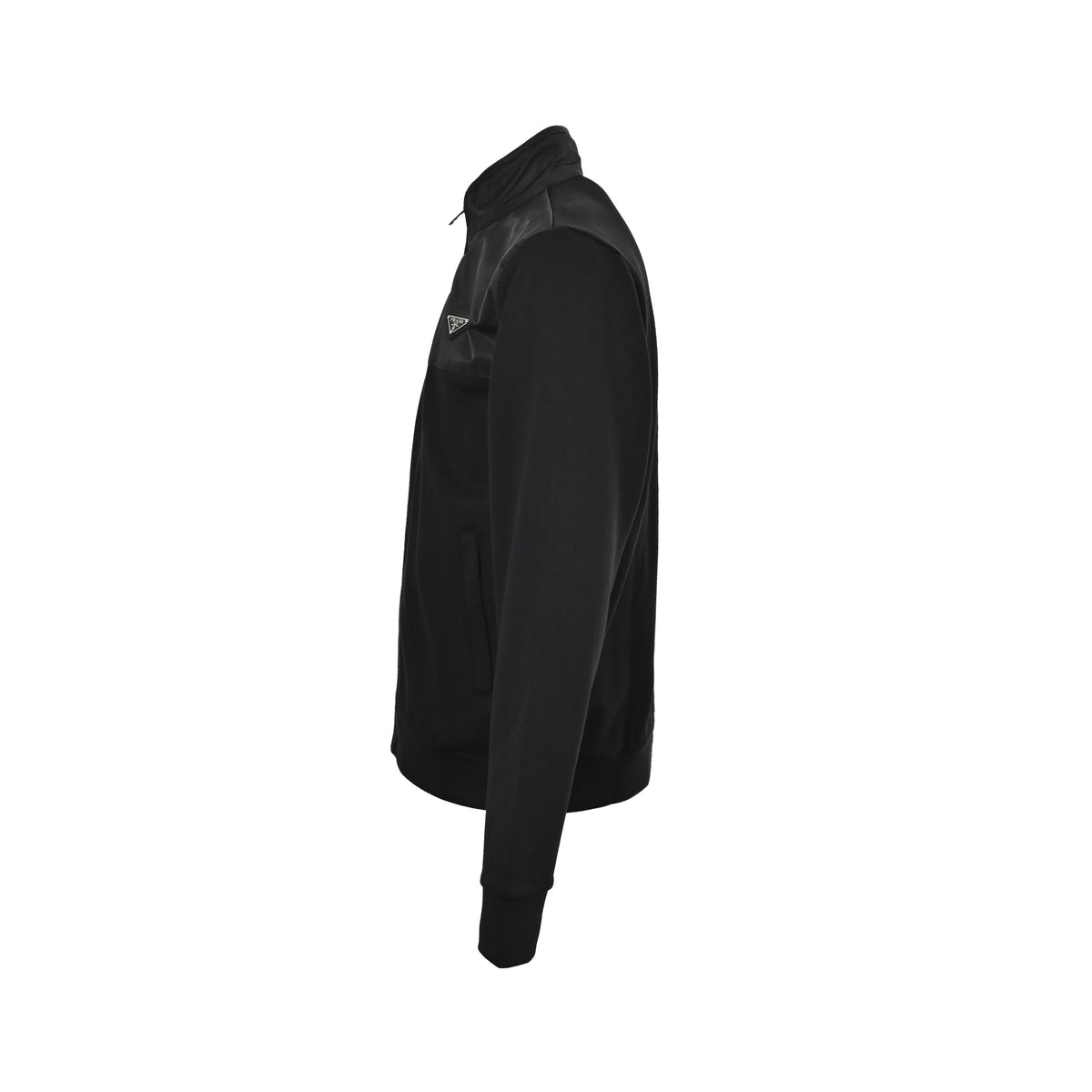 Prada Re-Nylon nylon zipper patchwork jacket