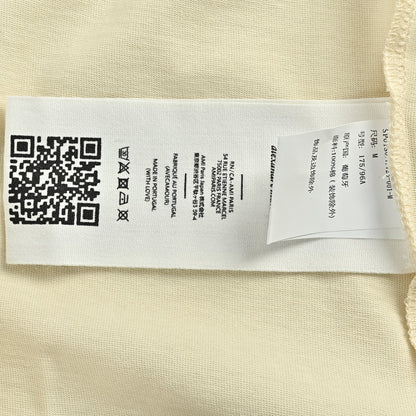 Ami Paris lettering and slogan printed short sleeves