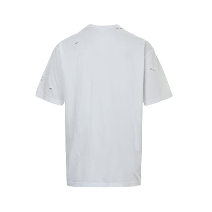 Acne Studios Distressed Ring Print Short Sleeve
