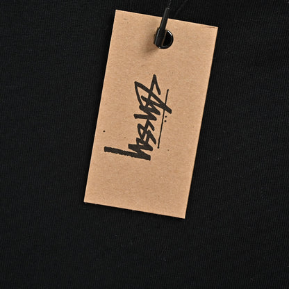 Stussy skull print round neck short sleeves