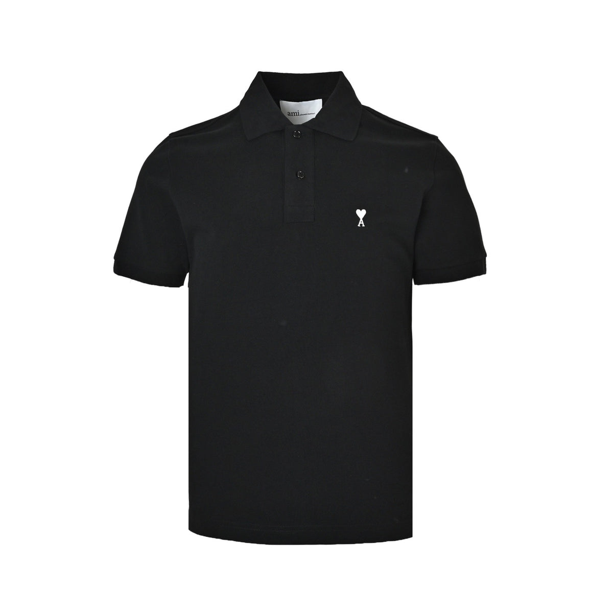 Ami Paris Classic Love Embroidered Polo Short Sleeve