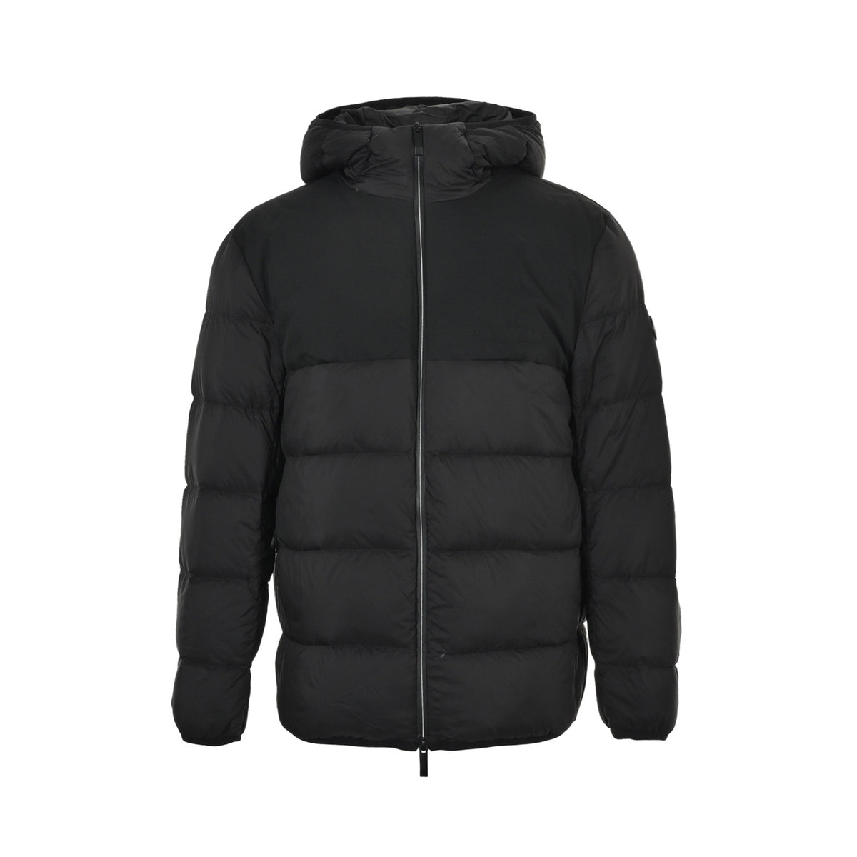 Moncle/Meng Mouth 25Fw patchwork hooded down jacket