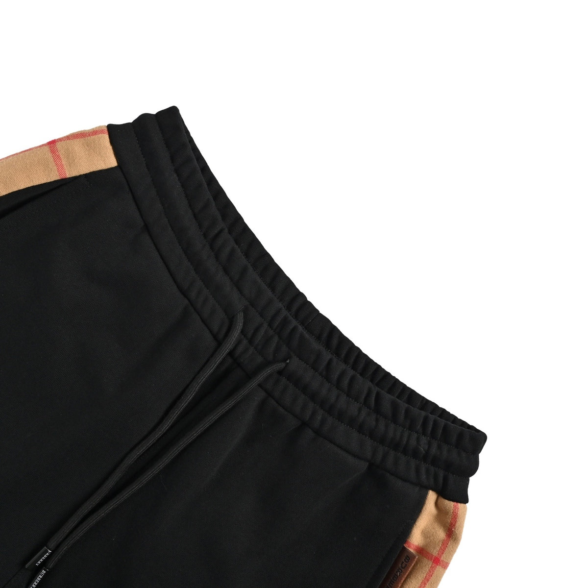Burberry side plaid patchwork shorts