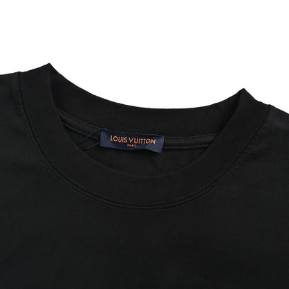 Louis Vuitton cross-stitch woven embroidery short sleeves