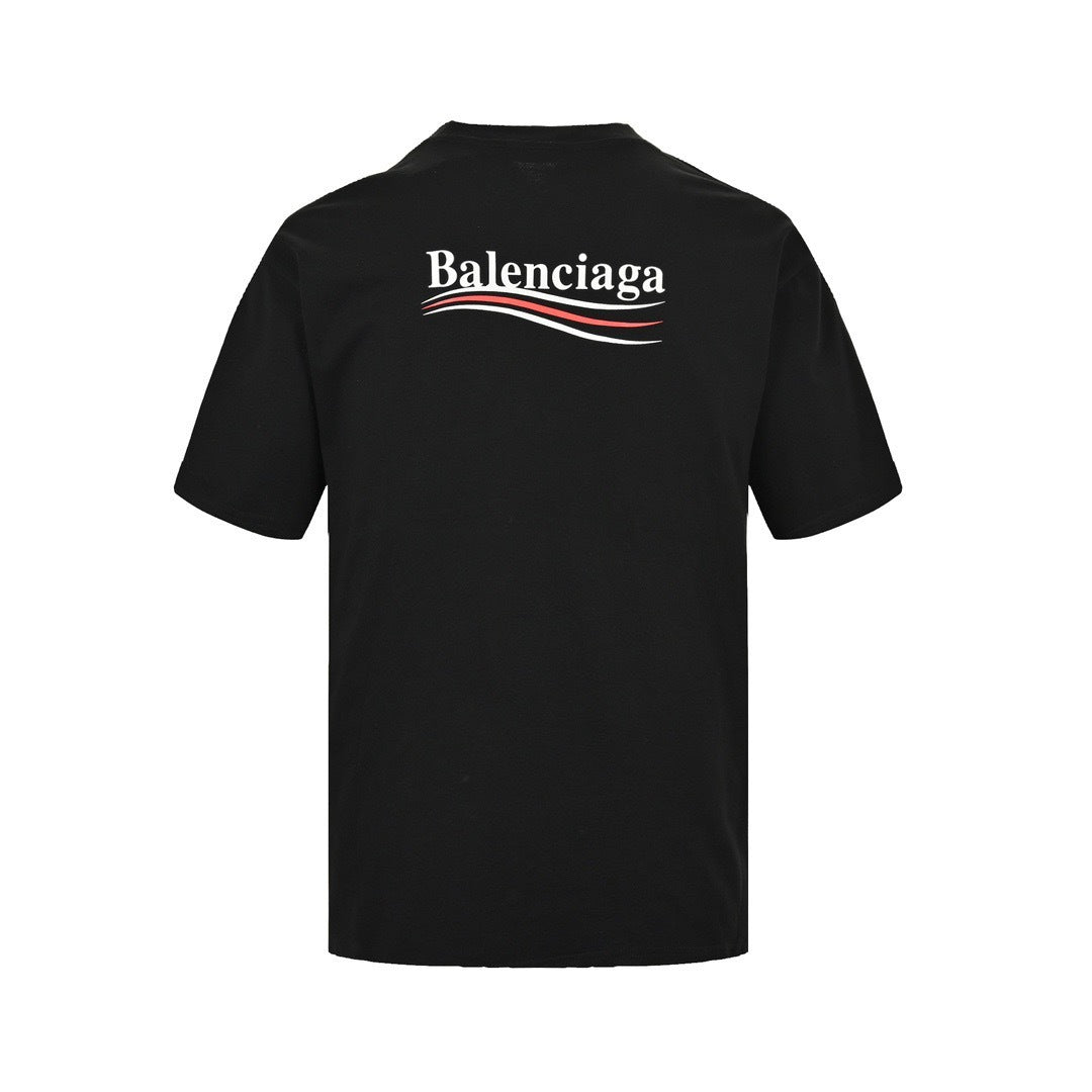 Balenciaga classic cola wave print short sleeves
