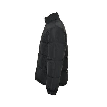 Prada triangle cloth mark stand collar down jacket