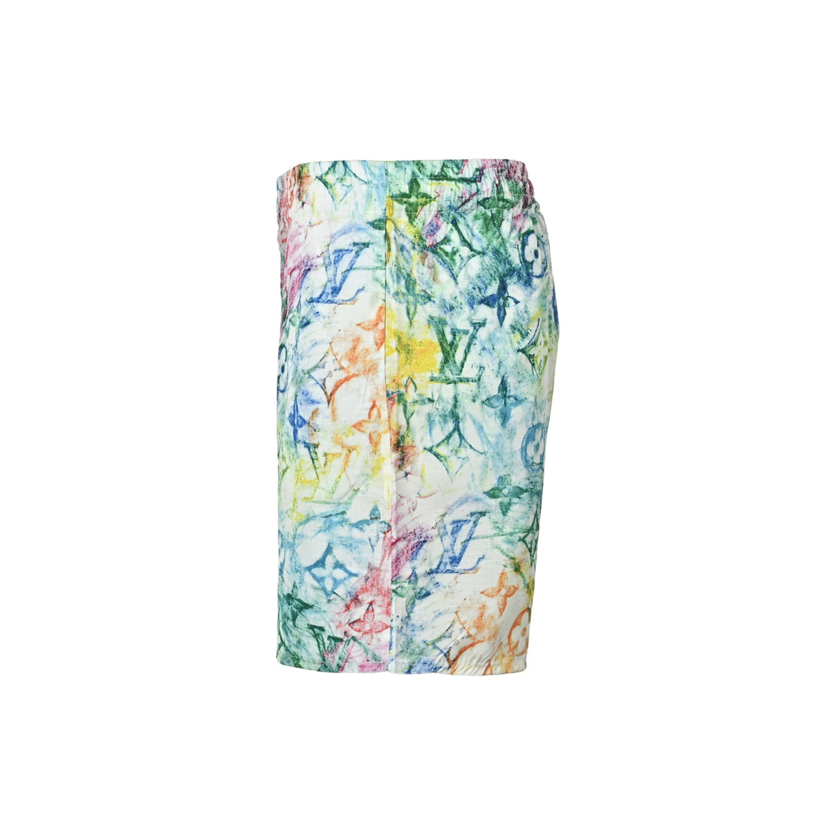 Louis Vuitton 21ss crayon graffiti nylon beach shorts