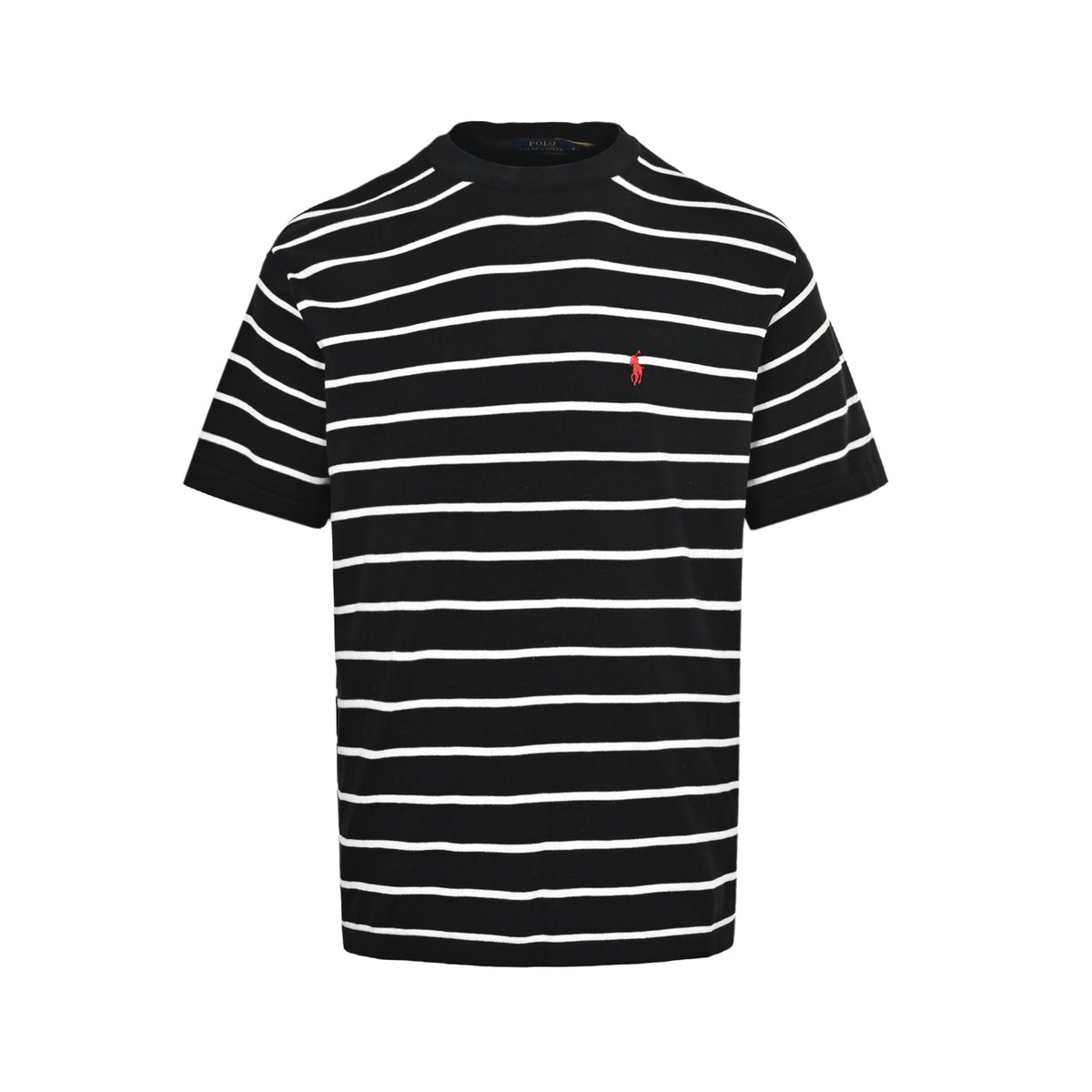 Ralph Lauren pony logo striped knitted short sleeves