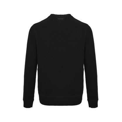 Prada 25Fw jacquard logo crew neck sweater