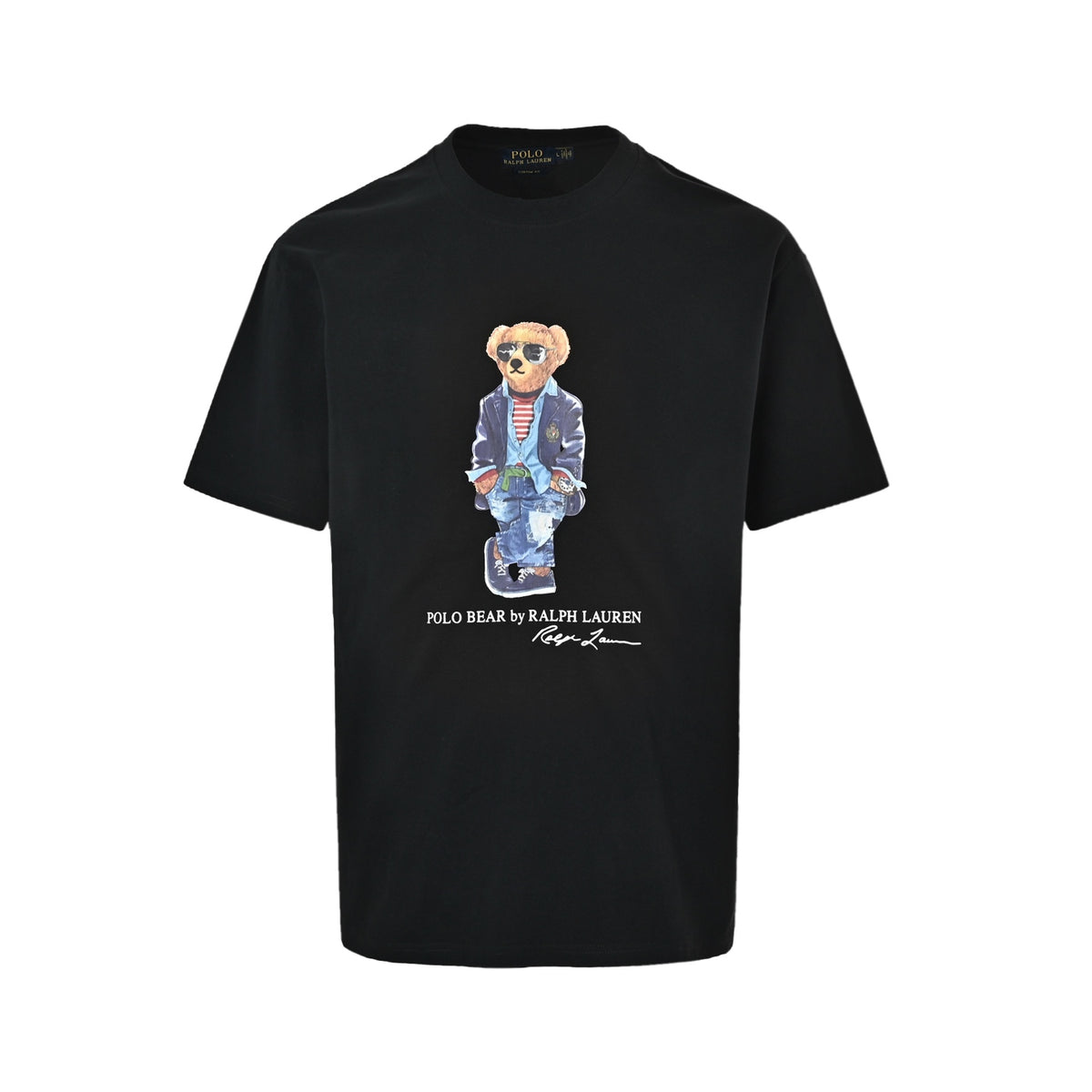 Ralph Lauren Hua cartoon sunglasses bear print short sleeves