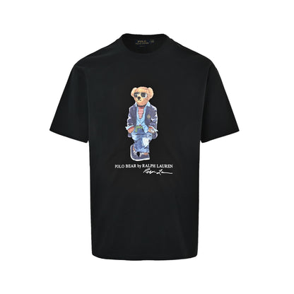 Ralph Lauren Hua cartoon sunglasses bear print short sleeves