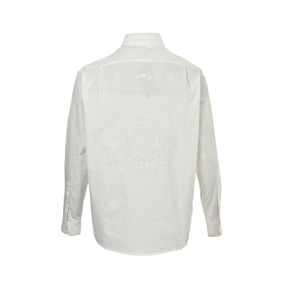 Gucci 25Fw back embroidered logo shirt