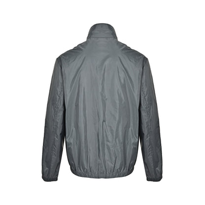 Prada contrast line trim stand collar jacket