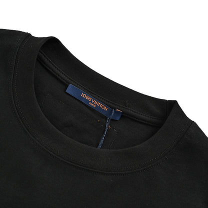Louis Vuitton 24ss presbyopic leather label fake pocket short sleeves