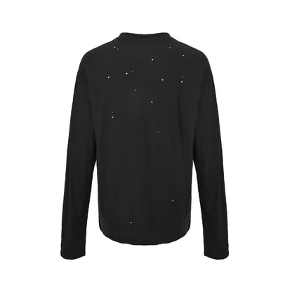 Acne Studios 26ss North American limited edition rhinestone long-sleeved T-shirt