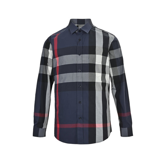 Burberry classic large plaid shirt