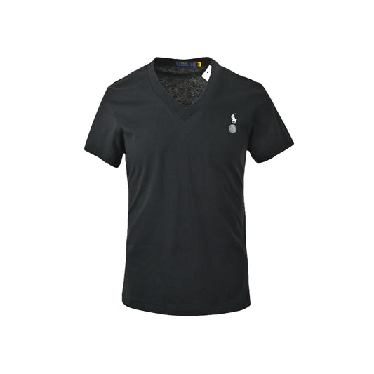 Ralph Lauren Women's V-neck pony logo embroidered short sleeves