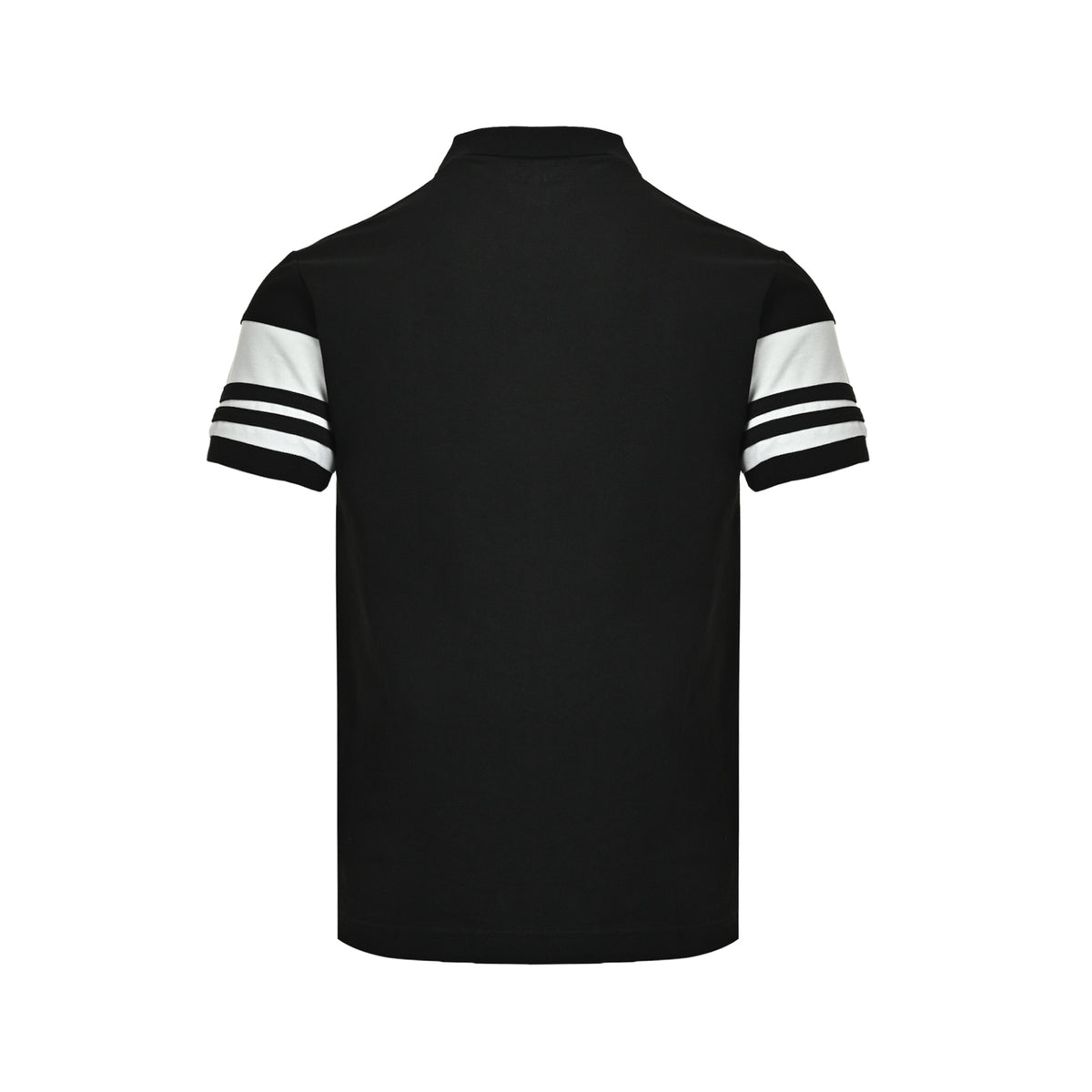 Prada striped triangle nameplate Polo short sleeves
