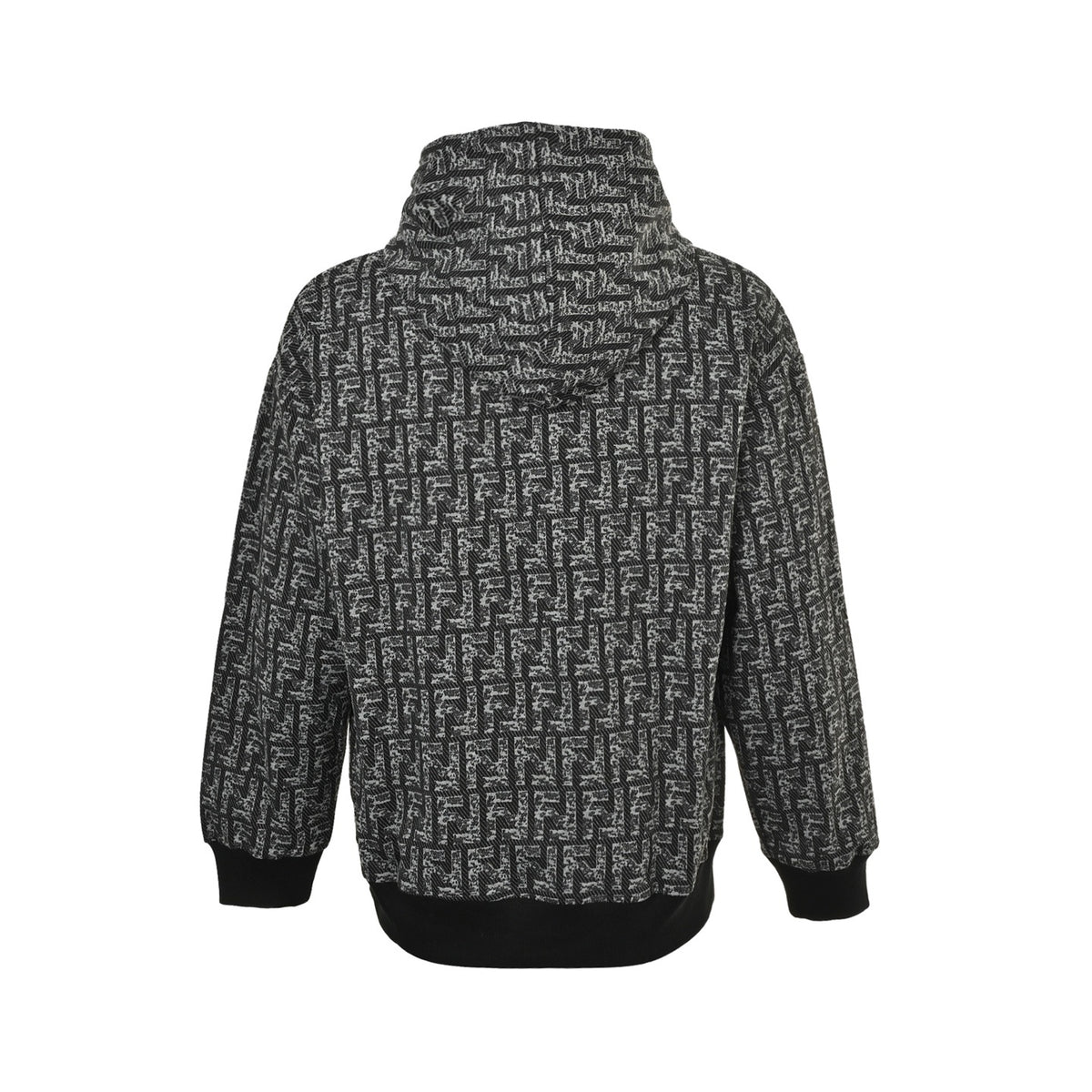Fendi 25Fw all-over printed double F color matching hooded sweatshirt