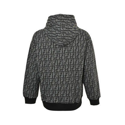 Fendi 25Fw all-over printed double F color matching hooded sweatshirt
