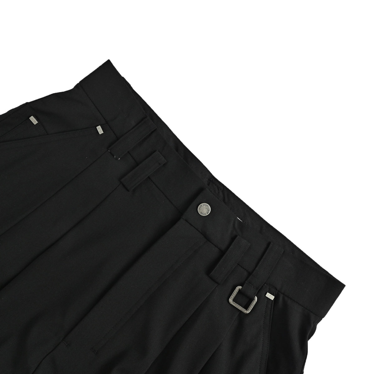 TEAM WANG square button casual trousers