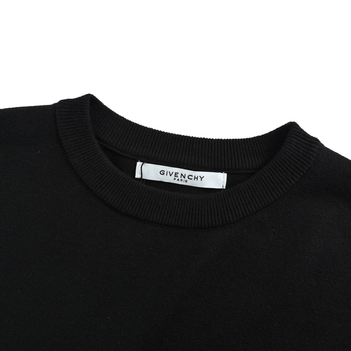 GIVENCHY 25Fw letter logo palace knitted crew neck sweater