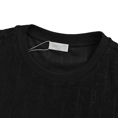 Dior towel old flower jacquard short sleeves