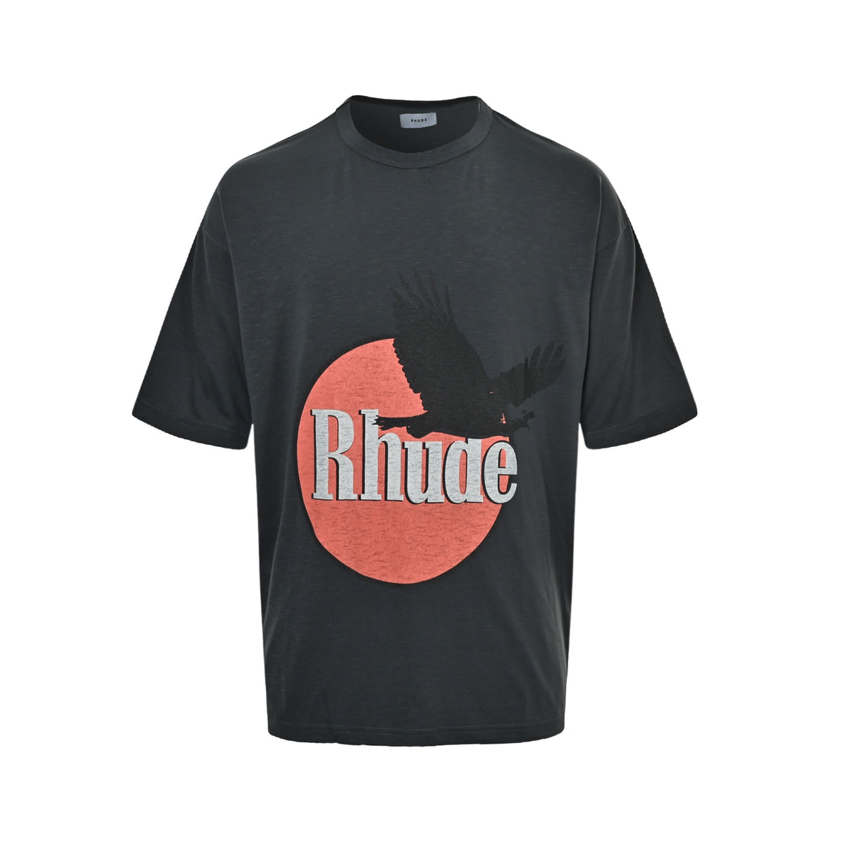 RHUDE Marlboro American retro sun eagle logo printed short sleeves
