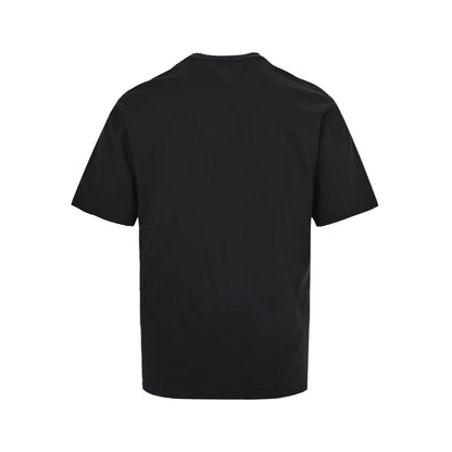 Balenciaga cursive signature letter printed short sleeves