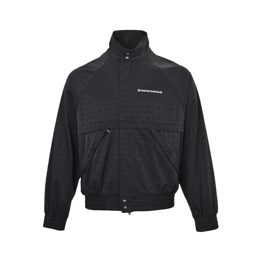 Chrome Hearts full printed dark pattern zipper jacket