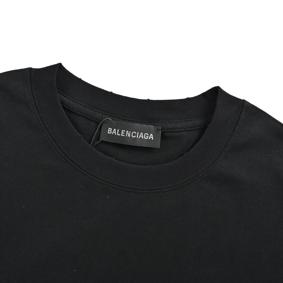 Balenciaga pink wheat ear letter print short sleeves