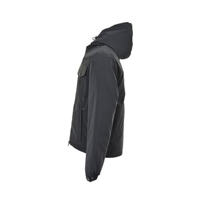 Moncler/Mask 25Fw Pocket Logo Hooded Down Jacket