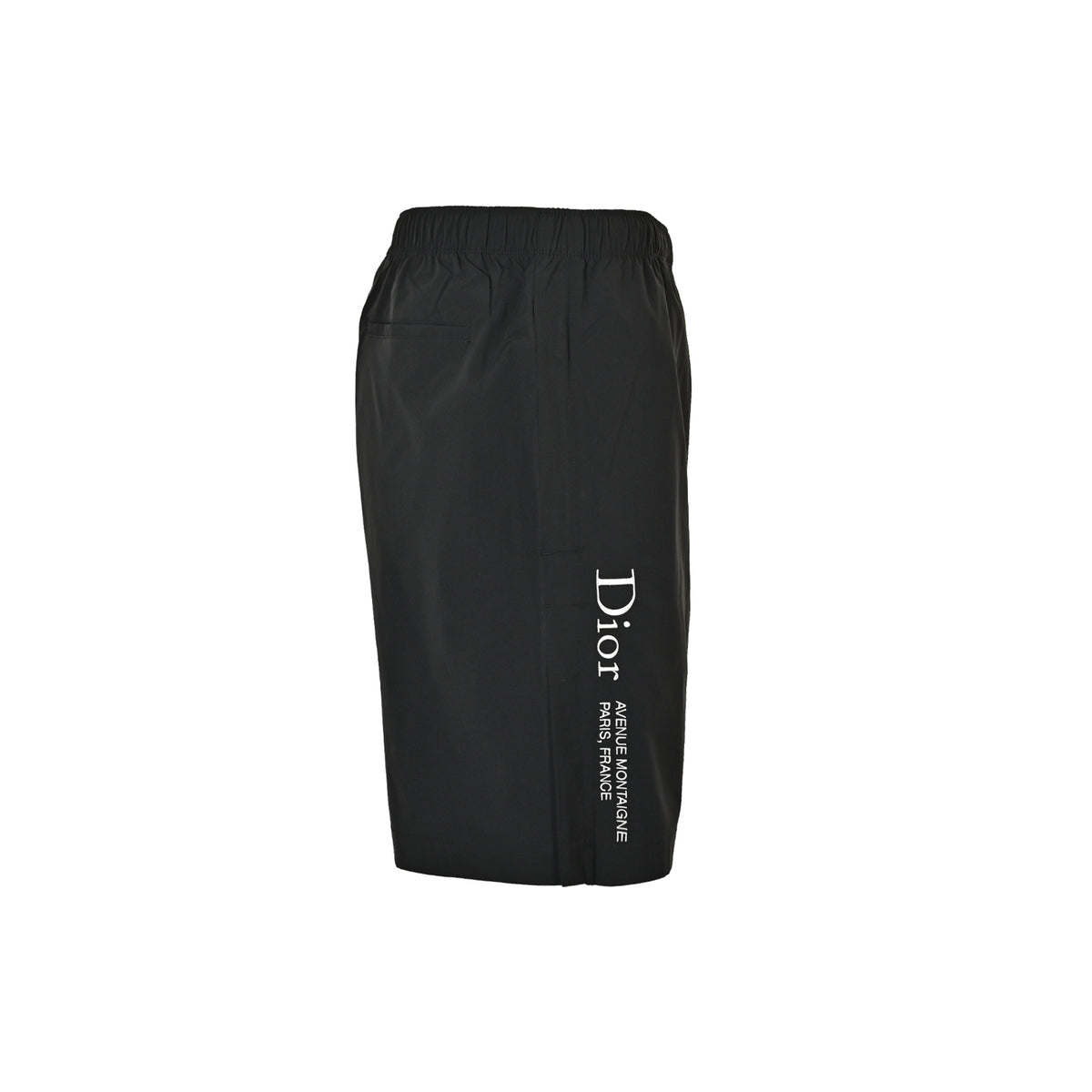Dior side letter zipper pocket embroidered shorts