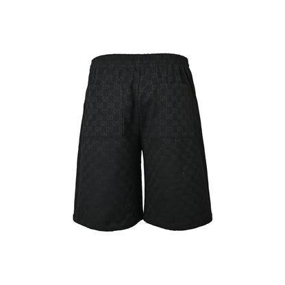 Gucci old flower jacquard all over print suit shorts