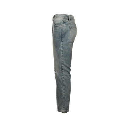 Burberry 23Fw pocket embroidered wheat jeans